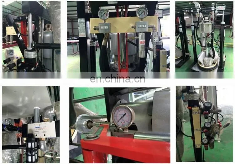 Manual two components sealant spreading machine for double glazing glass