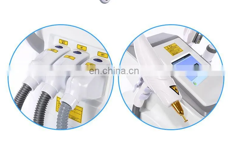 Factory price 4 in 1 korea shr+ipl+rf hair removal tattoo removal nd yag laser 532nm 1064nm 1032nm skin lift beauty machine