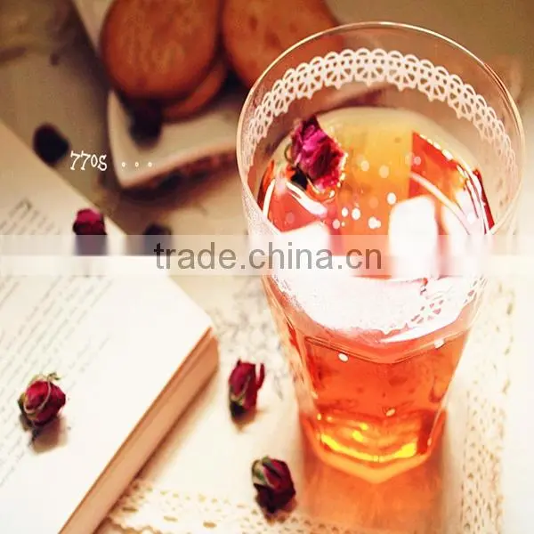 Flavored rose black tea
