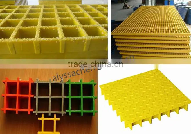Fiberglass Grating Assembled By Interlocking Pultruded Profiles