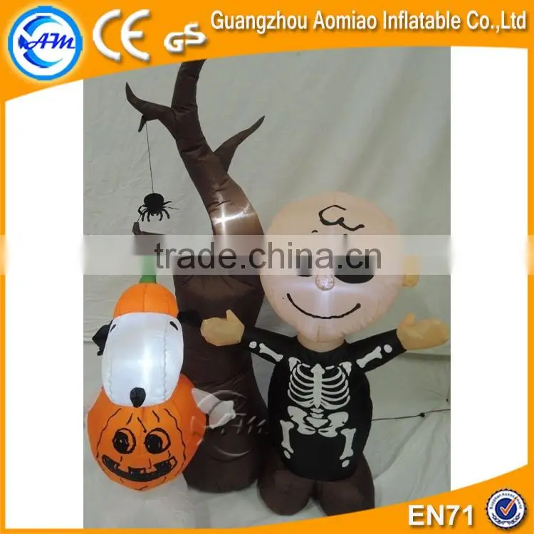 Christmas lighting decorations inflatable peanuts inflatable reindeer