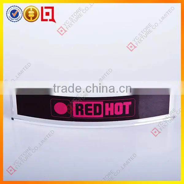 logo acrylic sign block for shop window