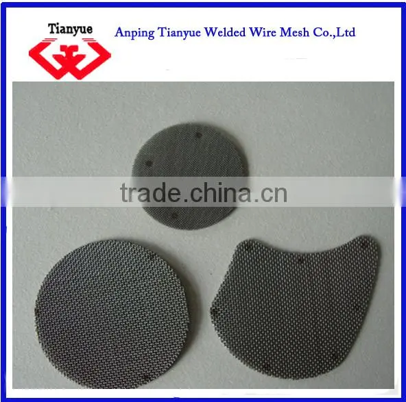 black wire filter disc