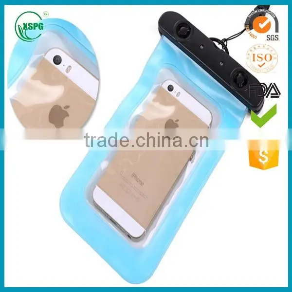 china supplier specialized pvc waterproof bag for iphone 6s