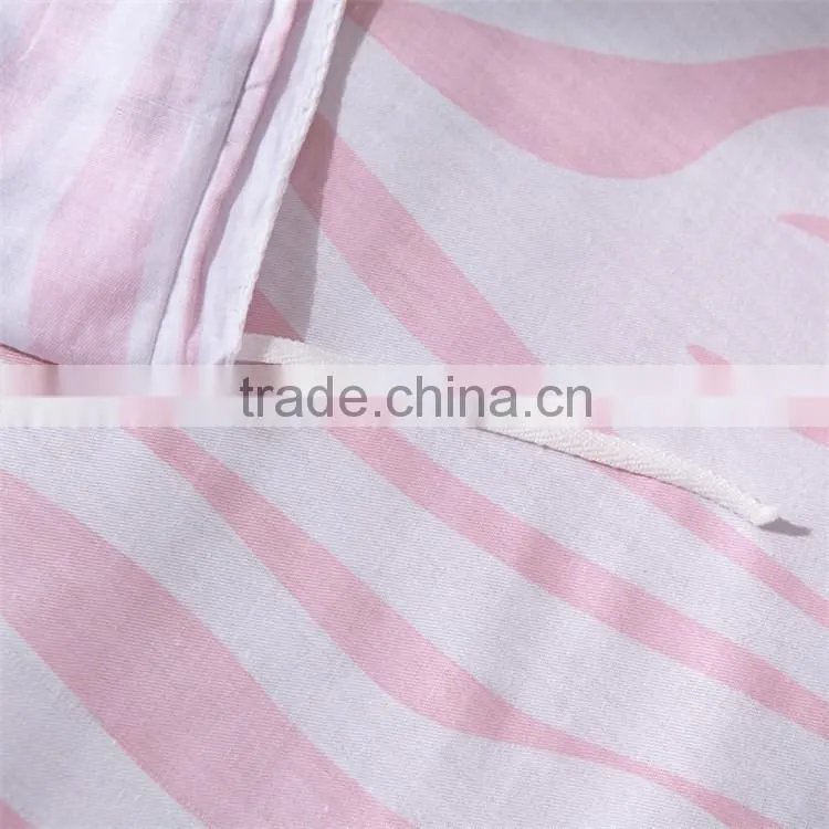 Best fashion cute animal horse printed cotton children bed cover set reactive printing kids cartoon bedding set