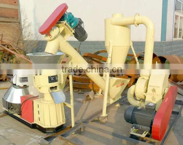 150-250kg/h small mobile pellet making line