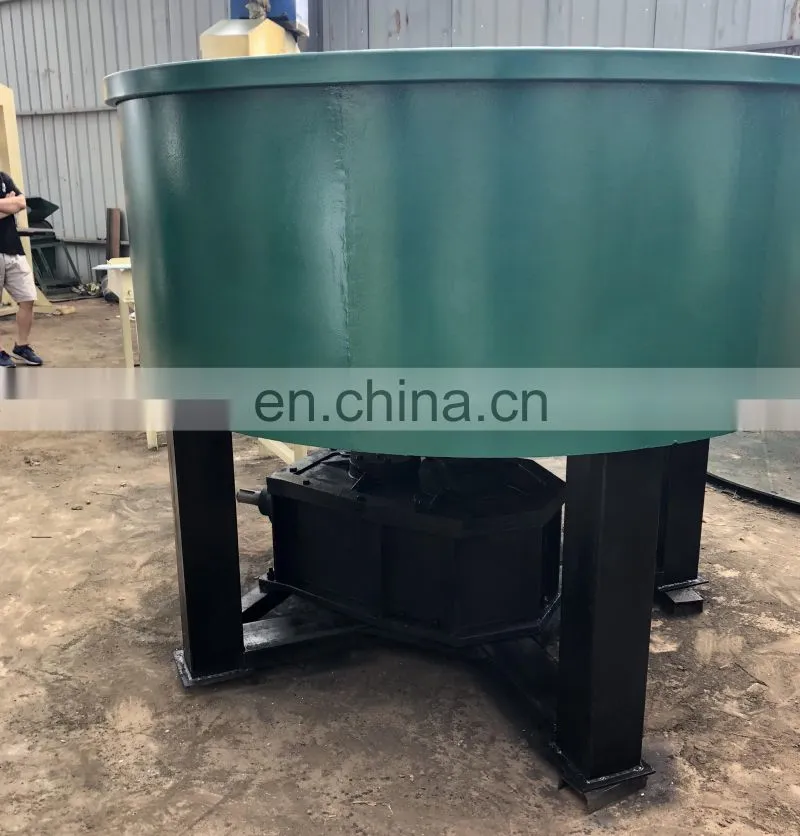 Factory price charcoal briquette powder wheel roller grinding mixer