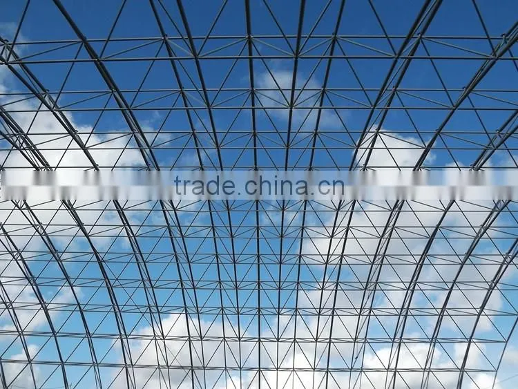 Top quality long span steel swimming pool roof