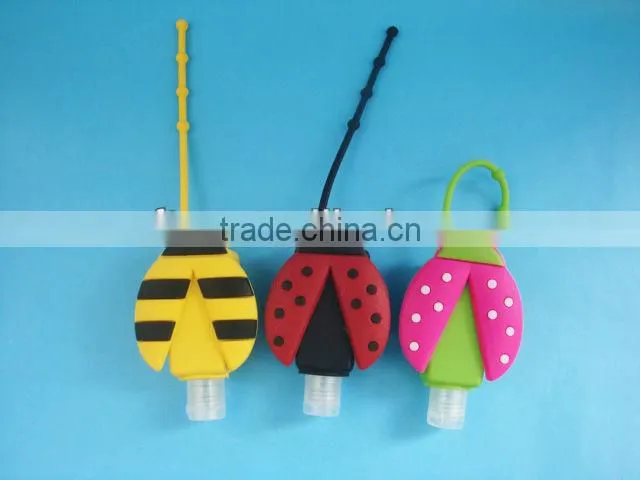 Hand Sanitizer Bottle 15ml, hand-washing liquid silica gel bottle