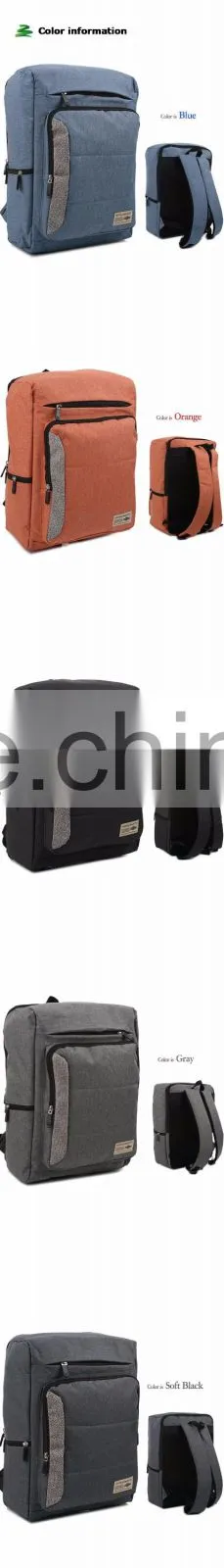 2016 new arrival nylon backpack school bag unisex laptop bags