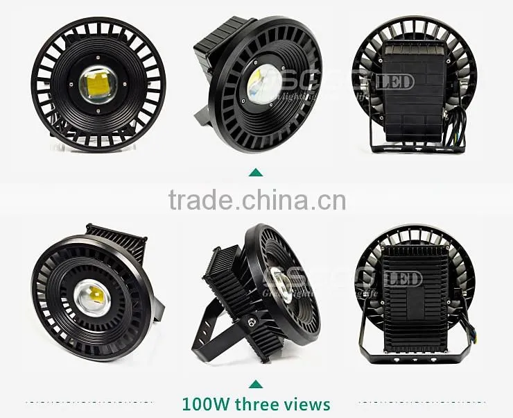 Driverless ip65 dimmable cob 50w led flood lights project
