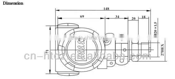 pressure transmitter with Hart