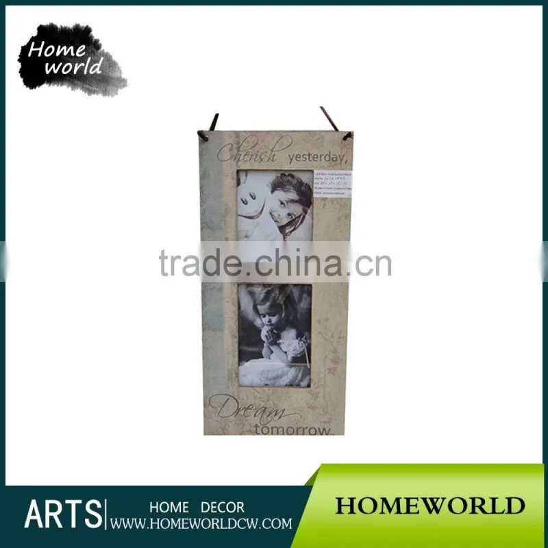 Artificial modern HOME double pictures photo frame for living room decor