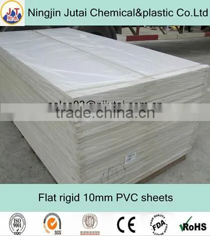 Flat rigid A grade 1-20mm thick white PVC sheet