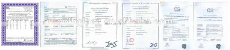 Guangzhou Supply GLASS ,5mm Natural green tempred galss ,curved glass