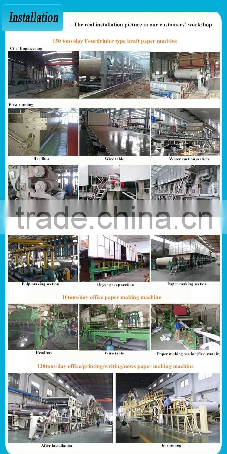Automatic Corrugated Cardboard Production Line Corrugating Paper Making Machine