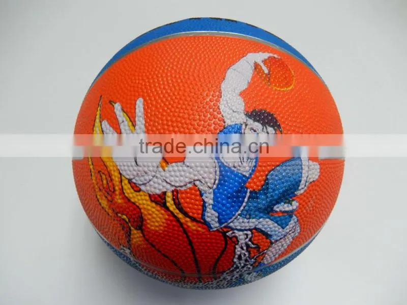 Wholesale size7 top quality rubber basketball