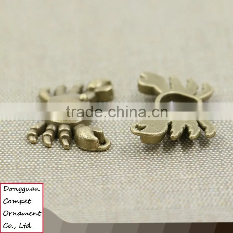 Wholesale zinc alloy jewelry crab pendant