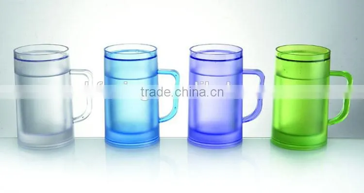 15oz freezer mug ice mug beer cup with water or ice gel inside