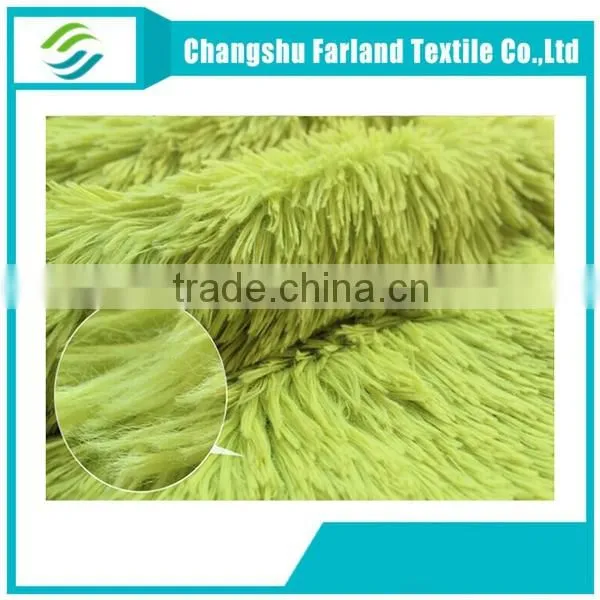 45 mm high pile faux plush fabric