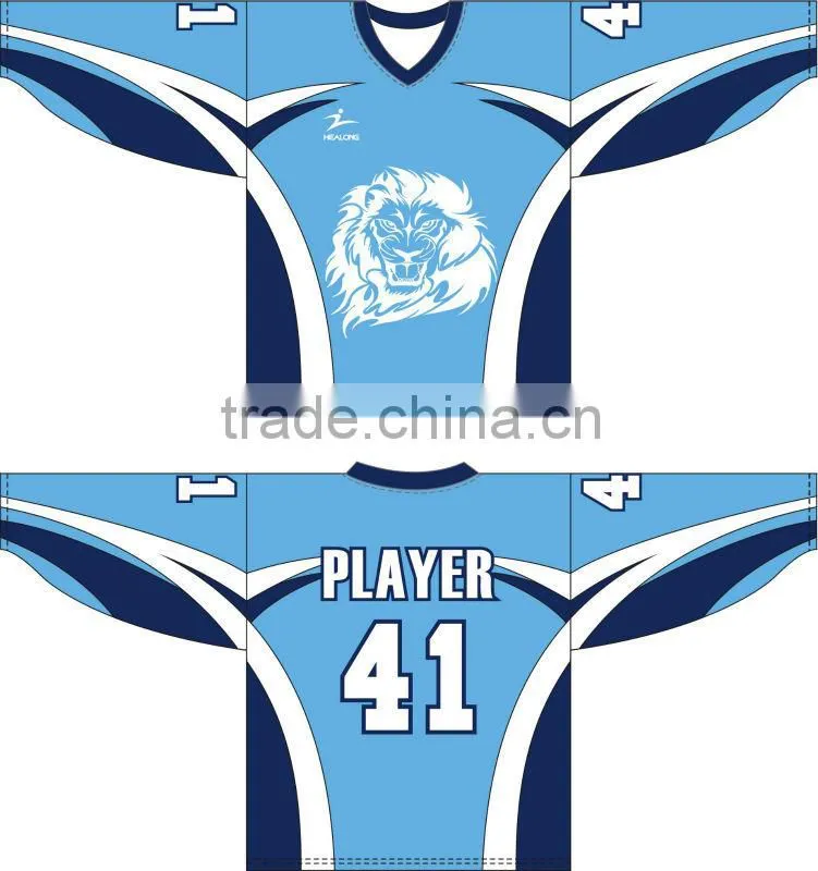 Cheap adult custom design ice hockey jersey