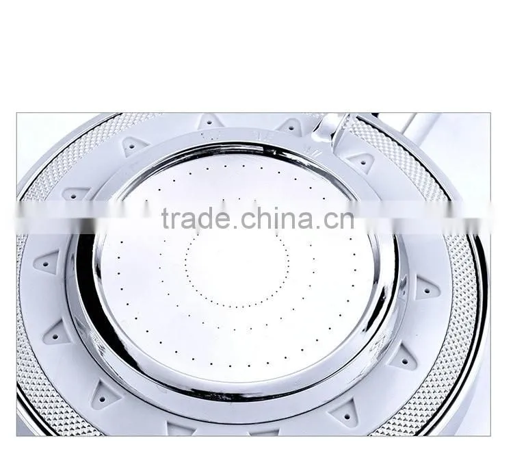 2016top sale Three function Water pressurized ABS shower head