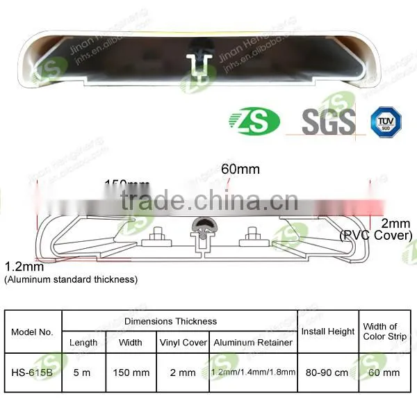 Hospital using PVC Wall Protection HS-615B