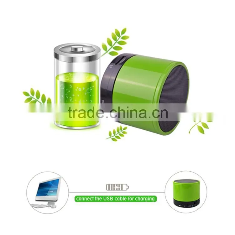 Hot sale TF card funcation wireless mini low price led light bluetooth speaker