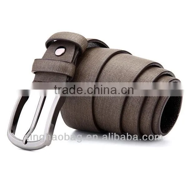High quality wide leather belt leather belt without holes