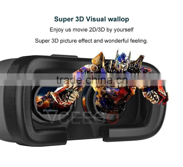 Wholesales supports 500 degrees of myopia vr 3d glasses for sexy movie in stock