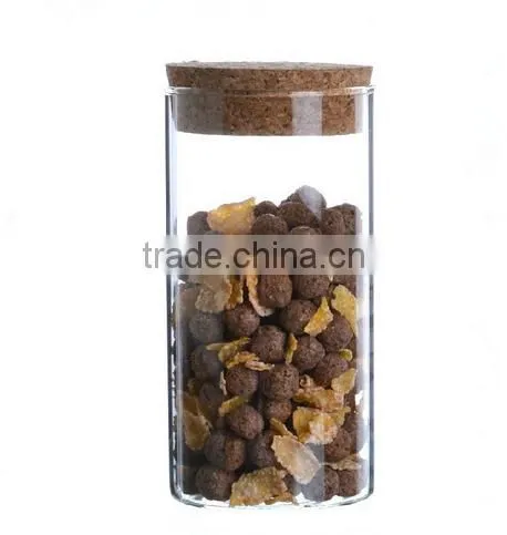 Cheap price glass material canister food storage jar preserving jar