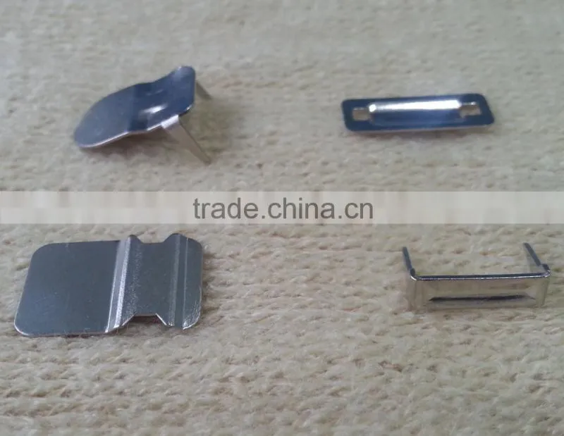 10.5mm Metal Hook and Bar in Silver NF For suits trousers -- 8014A3