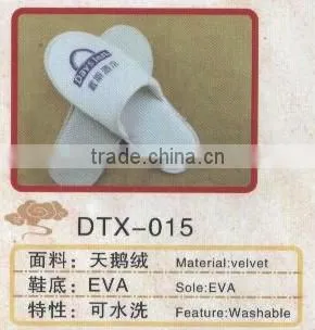 Custom washable disposable hotel slippers