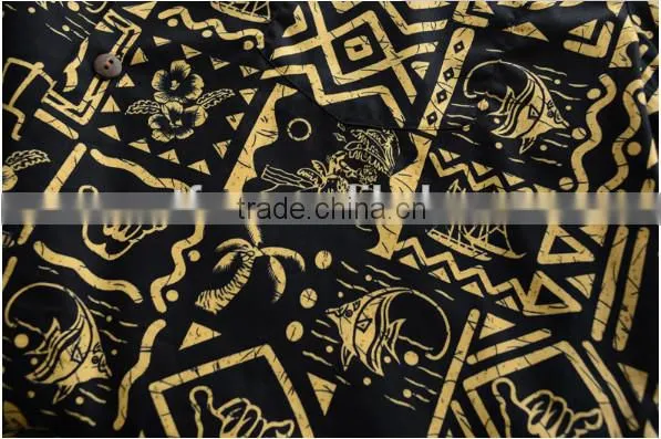 100% cotton shirt hawaiian theme party costumes hawaiian fabric hawaiian shirt