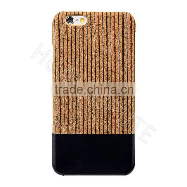 Elegent Wooden Style Back Cover Case Plastic phone Cover For Apple iPhone 6s