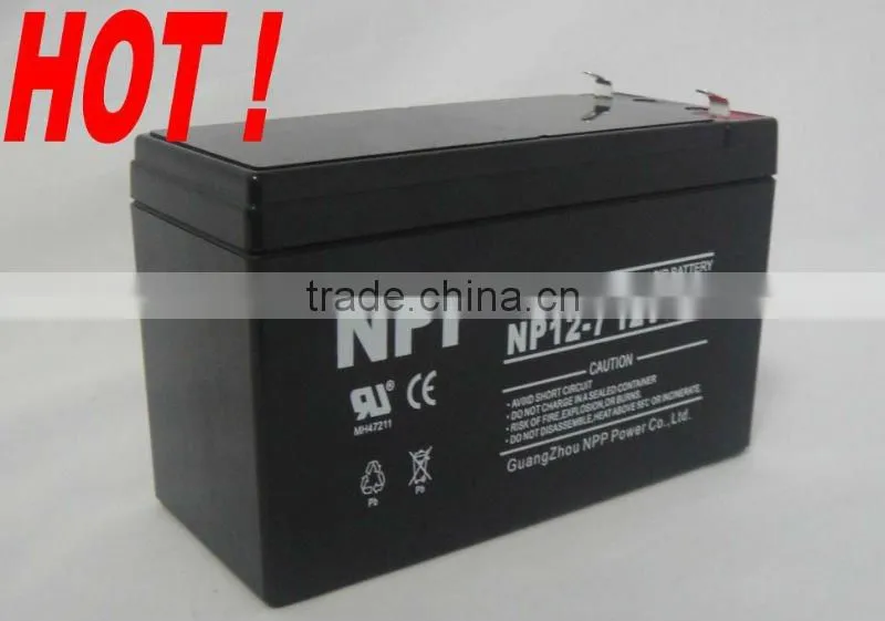 12v7ah made in China lead acid battery for kids toy