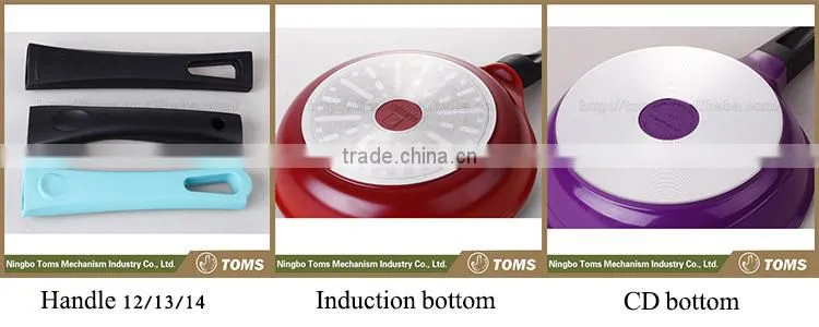 China Wholesale 24cm Aluminum Enamel Casseroles Deep Casserole Pots