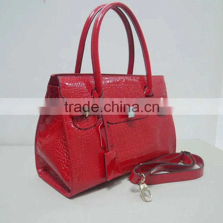 2015 Hotest China Manufacturer Woman Genuine Leather Handbag