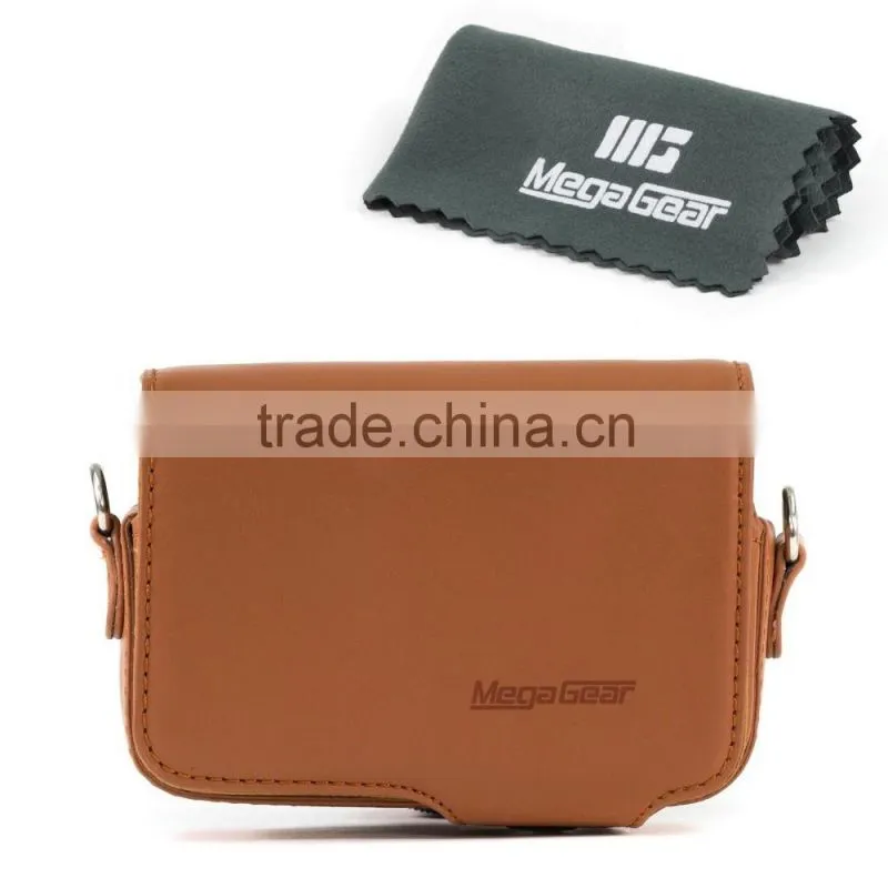 Top Grade New Custom Protective Leather Brown Camera Case