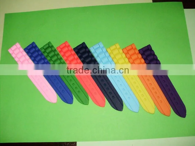 silicone watch band