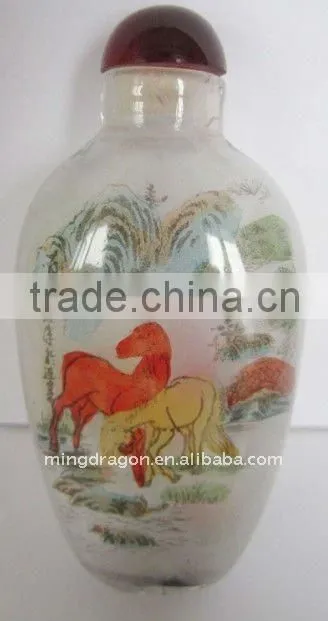CHINSESE ANTIQUE INNER HAND-PAINTING SNUFF BOTTLE