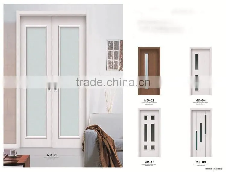 WPC Door Plastic Door Eco friendly wood & plastic composite door low price modern design