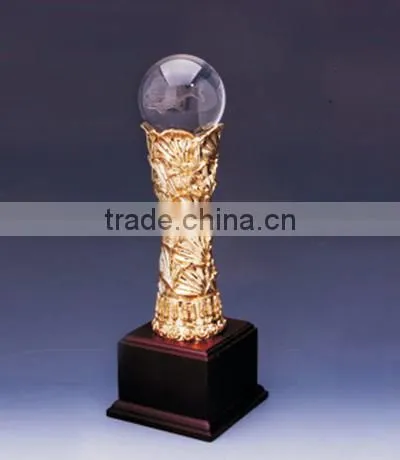 2015 china home decoration product win gift clear trophy
