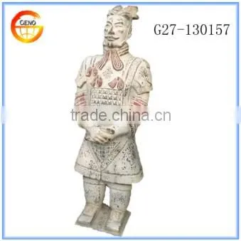 hot sale classical large garden statues of terracotta warriors garden decoration