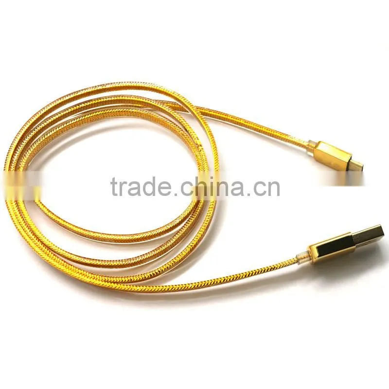 2015 Newest Crystal Perfume usb data charger cable for samsung