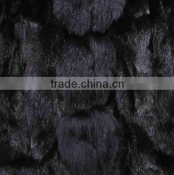 Newest Mink Fur Coat Women Fashion Fox Wool Fur Coat 2013 "11"