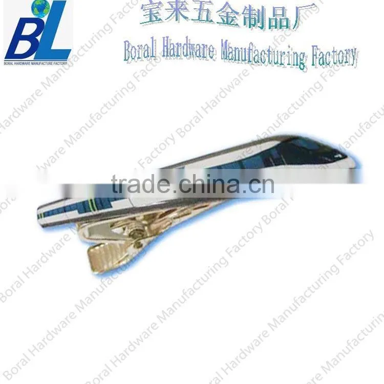 Pretty stamped tie clip parts for shirts