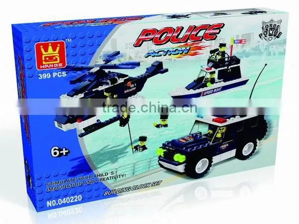Educational Building Blocks Toys Police series