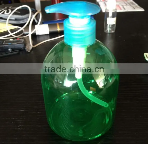 500ml PET bath cream shower plastic bottle with pump