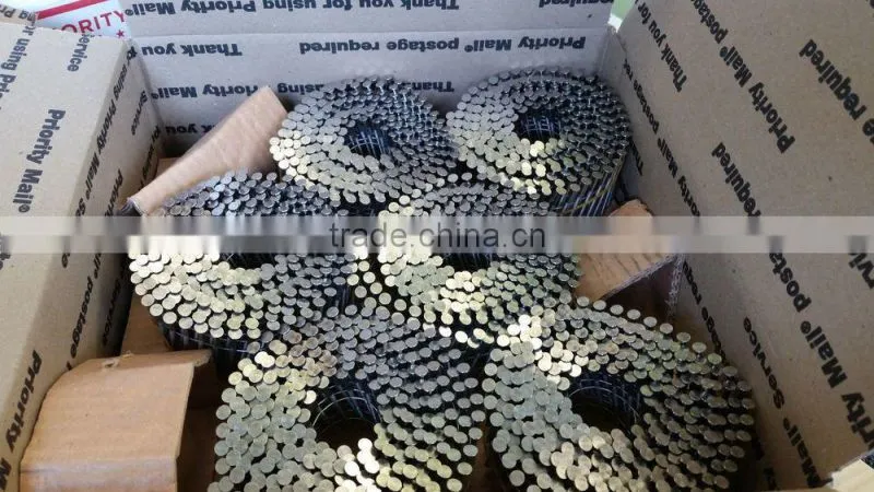 Supply different size wire pallet coil nail
